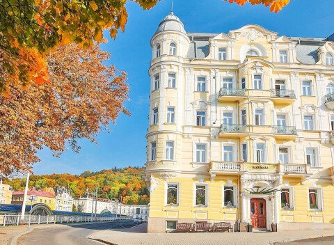 Mariánské Lázně pri Hlavnej kolonáde v Hoteli Belvedere Spa & Wellness **** s raňajkami + procedúri.