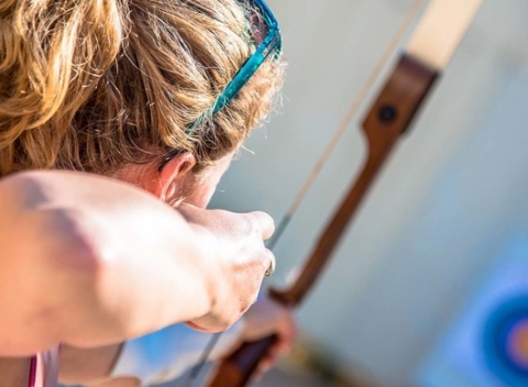 Lukostrelecká prestrelka Archery tag a relax v autentickej mongolskej jurte.