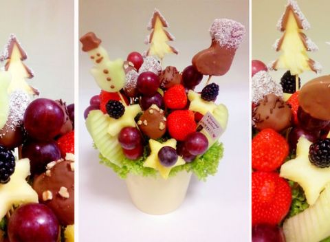 Ovocné kytice a ovocie v čokoláde pripravené z toho najlepšieho čerstvého, kvalitného ovocia.