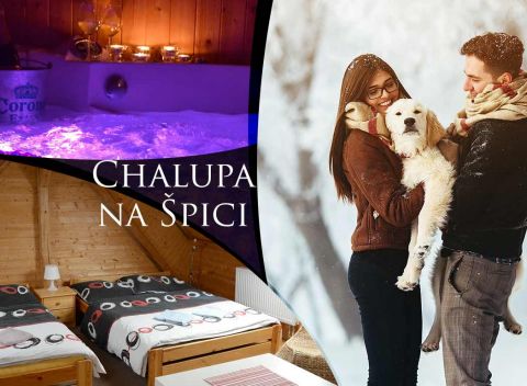 Zimné prechádzky a wellness v Chalupe na Špici v Českomoravskej vrchovine na 3 až 8 dní.