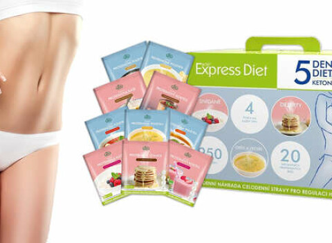 Proteínová ketodiéta Express Diet na chudnutie bez hladovania či zvýšeného pohybu.
