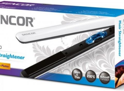 Žehlička na vlasy Sencor SHI 782, tourmaline technológia kombinovaná s keramikou pre maximálnu kĺzavosť vlasov.