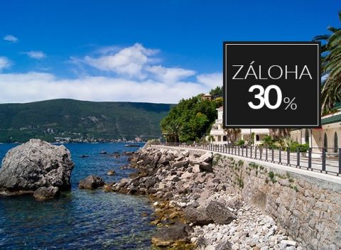 Pohoda v malebnom letovisku Herceg Novi v Kotorskej Boke s raňajkami v Hoteli Ellena***.