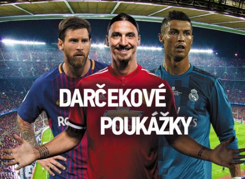 Darčeková poukážka pre 1 osobu na ľubovoľné futbalové zápasy cez Futbalový Sen.