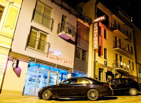 4-hviezdičkový Hotel Comfort sa nachádza v centre Nitry a ponúka nekonečný odpočinok vo vírivke a viacerých saunách.