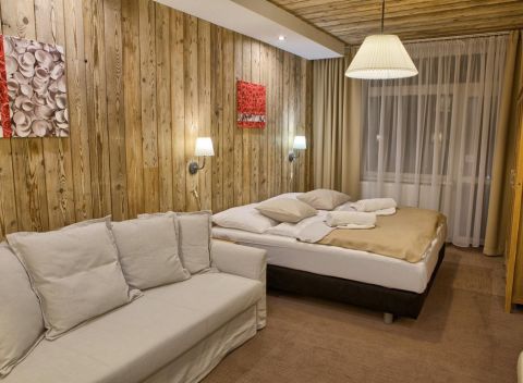 Ubytovanie pre dvoch s výhľadom na hory v Hoteli Zerrenpach v obci Osrblie.