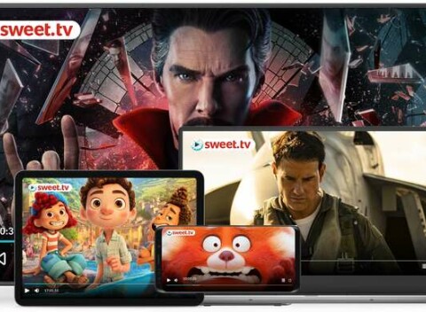 Predplatné novej online TV, prémiových filmov a rozprávok na SWEET.TV so 140 kanálmi a 1000+ filmami