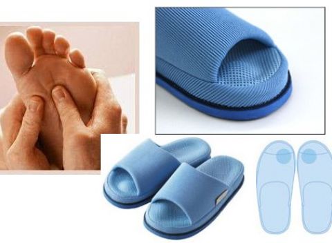 Zatlačte na akupresúrne body nôh a zbavte sa bolesti! Papuče s masážou palca a celého chodidla.