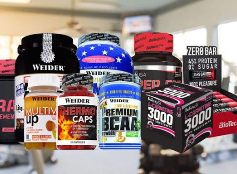 Kvalitné výživové doplnky značky BioTech USA a Weider od Prozis na budovanie svalovej hmoty.