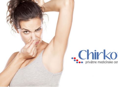Zbavte sa nadmerného potenia raz a navždy! Redukcia nadmerného potenia aplikáciou botoxu v privátnom medicínskom centre Chirkoz.