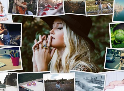 Originálna koláž na plátne z vlastných fotografií, aby boli najkrajšie spomienky stále na očiach.