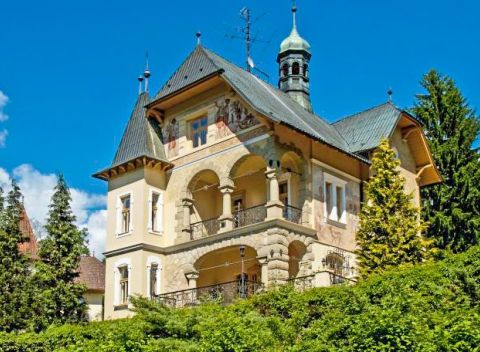 Luhačovice vo Vládnej vile priamo v centre s polpenziou + vstup do aquacentra.