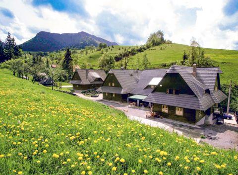 Malá Fatra: Penzión a drevenice Jánošíkov dvor s polpenziou + dieťa zdarma.