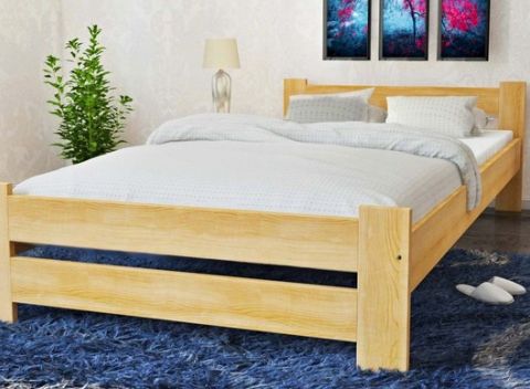 Kvalitný spánok na komfortných posteliach Vito z masívu vrátane roštu.