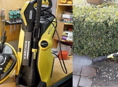 Vysokotlaký čistič Kärcher K 7 Premium Full Control Plus, ideálny pre časté čistenie silných nečistôt.