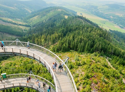 Dolná Morava pri Chodníku v oblakoch a Sky Bridge 721: Penzión Na Rozcestí s polpenziou a vyžitím pre deti