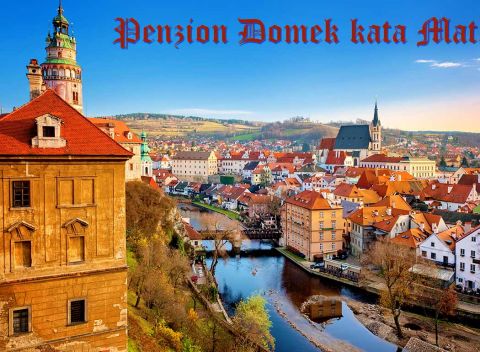 Český Krumlov: Pobyt pre dvoch v historickom Penzióne Domek kata Matěje.