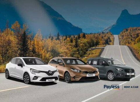 Auto na výlet do hôr či mesta? Pri prenájme od Paylessu získate navyše 1 deň zdarma!