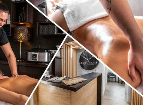 NARODENINOVÁ PONUKA: Dokonalý pocit uvoľnenia na luxusnej masáži s esenciálnymi olejmi a horúcimi kameňmi v Sakurami