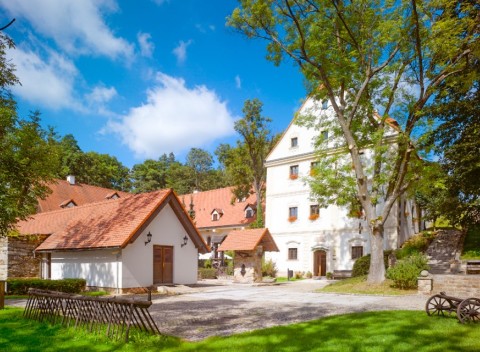 Telč luxusne v Hoteli Šiškův mlýn **** s bazénom, bowlingom a polpenziou.