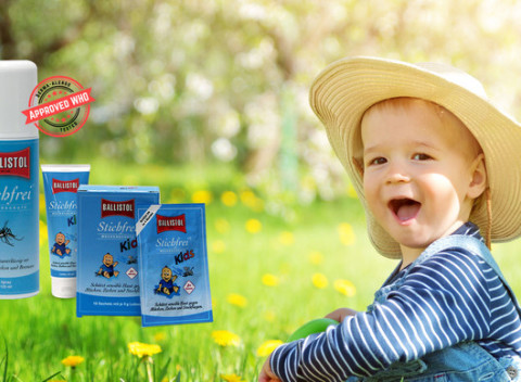 Repelenty BALLISTOL® - účinná ochrana proti komárom, kliešťom a ovadom pre deti aj dospelých.