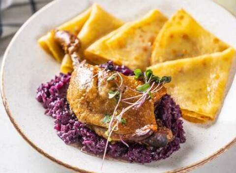 Víkendové kačacie menu s lokšami vo Ville Ivica *** v Marianke pri Bratislave