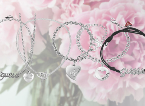 Atraktívne šperky svetoznámej módnej značky Guess - na výber z viacerých druhov.