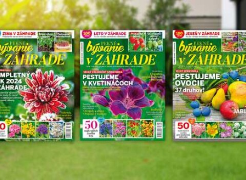 Čítajte a inšpirujte sa časopisom Pekné bývanie V ZÁHRADE po celý rok