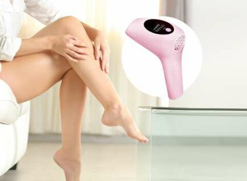 Bezbolestný IPL laserový epilátor pre pokožku hladkú až niekoľko mesiacov.