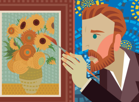 Kurz maľby Ahoj, Vincent! Dvojmesačný kurz maľby inšpirovaný Vincentom Van Goghom.