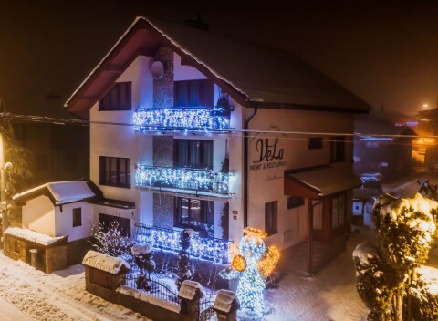Vysoké Tatry neďaleko Kežmarku v Penzióne VeLa s polpenziou a privátnym vstupom do wellness (vírivka, sauna)