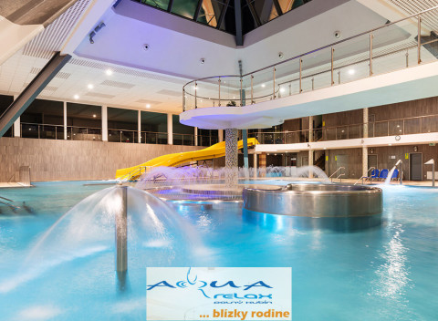 3 hodiny alebo celý deň v Aquaparku AquaRelax v Dolnom Kubíne - ideálne miesto pre rodiny s deťmi!