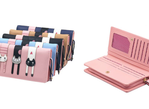 Roztomilý a zároveň praktický doplnok! Veselé peňaženky s mačičkami v 2 veľkostiach a 5 farbách.