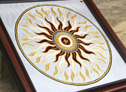 Poukážka na ručne maľovanú mandalu s energiou od slovenského autora, ktorá mení život k lepšiemu.