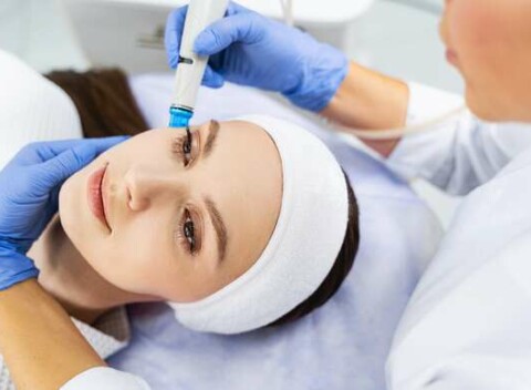 Hĺbkové čistenie pleti alebo omladzujúce ošetrenie radiofrekvenciou v kozmetickom salóne Monnie