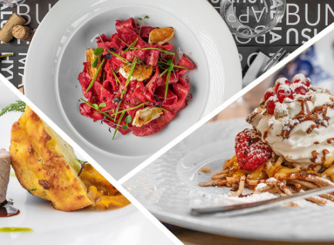 Trojchodové menu pre dvoch v obľúbených reštauráciách Bratislavy – Au Café, Portofino, Leberfinger.