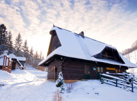 Malá Fatra: štýlový Penzión a drevenice Jánošíkov dvor s raňajkami a saunou.