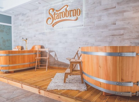 Hotel Ogar *** pri Luhačoviciach s raňajkami, pivným kúpeľom a konzumáciou piva.