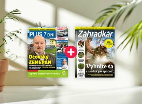 Ročné predplatné: balík PLUS 7 DNÍ + ZÁHRADKÁR - získajte inšpiráciu a kopec nových informácií