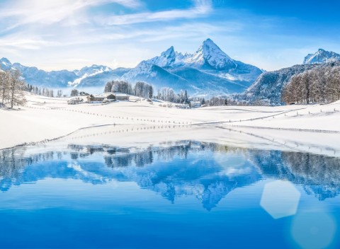 Rakúske Alpy: penzión Sunny pri jazere Lunzer See a ski areáloch s polpenziou.