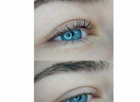 Lash lifting s farbením aj aplikáciou lash botoxu pre dlhšie a hustejšie mihalnice