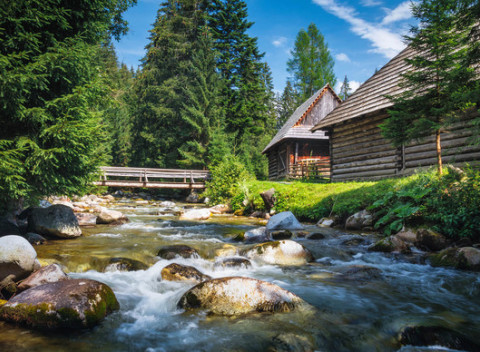 Pravá turistická chata ponorená v tichu oravského lesa len 1 km od ski centra Roháče - Spálená.