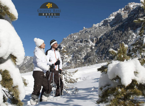 Taliansko: Zima ako z rozprávky v Hoteli Goldene Rose*** s polpenziou, wellness a skibusom.