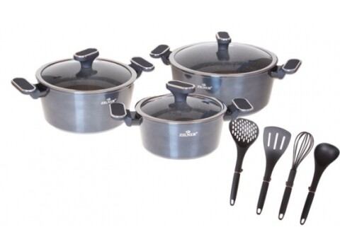 10-dielna sada hrncov modra