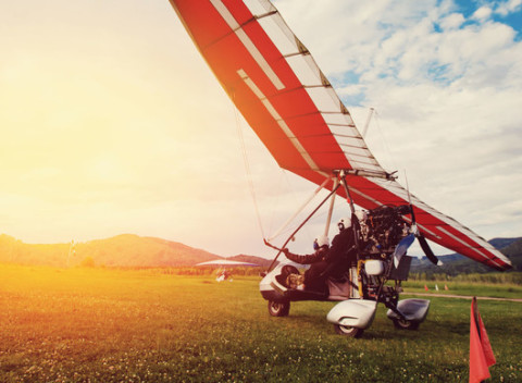 Let na rogale ponad Nitru pre 1 osobu. Rozbehnúť sa, roztiahnuť ruky a len tak vzlietnuť.