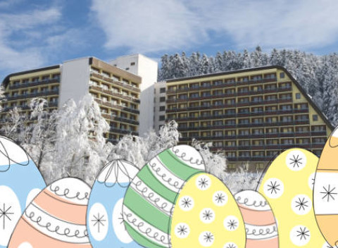 Veľkonočný pobyt s polpenziou a voľným vstupom do bazéna v Pieninách v hoteli SOREA Ľubovňa Spiš.