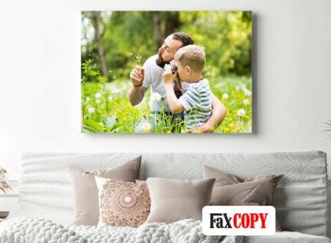 Štýlový obraz na plátne z vlastnej fotografie s osobným odberom ZADARMO v 40 predajniach FaxCOPY