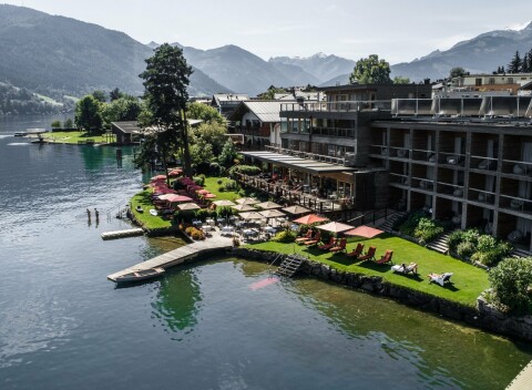 Pobyt na brehu Zellského jazera v 4* Hoteli Seevilla Freiberg s polpenziou a wellness + požičanie lode a zľavy