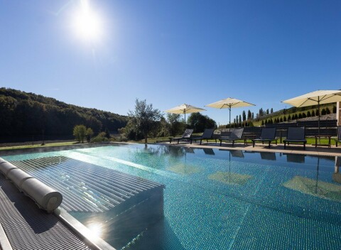 Burgenland blízko termálov: 4* Natur- und Genusshotel PuchasPlus Kukmirn s polpenziou a wellness + drink