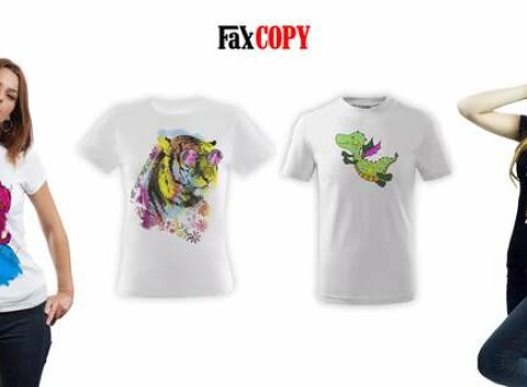 Originálne tričká s vlastnou potlačou, osobný odber ZADARMO až v 40 predajniach FaxCOPY